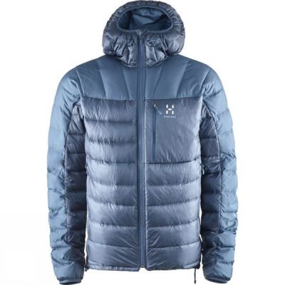 Chaquetas Haglofs Bivvy Down Hood Hombre Azules - Chile EGR340182